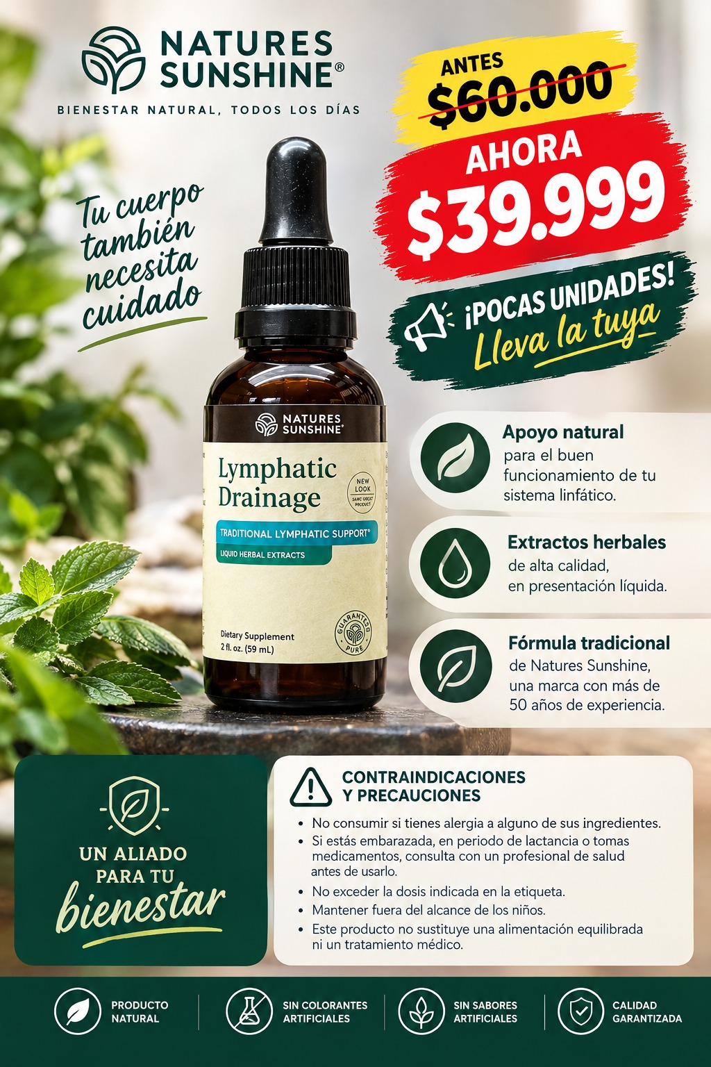 Lymphatic Drainage (Drenaje Linfático) – Natures Sunshine